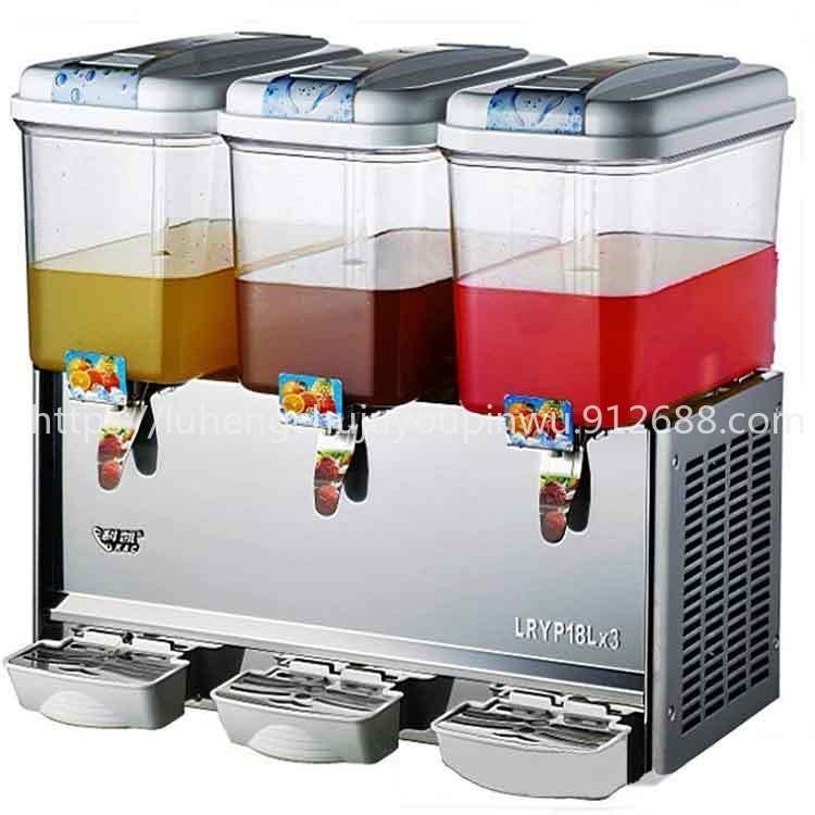 科凯三缸果汁机 科凯LRYP18LX3 科凯双温冷热饮机 喷淋式商用果汁机