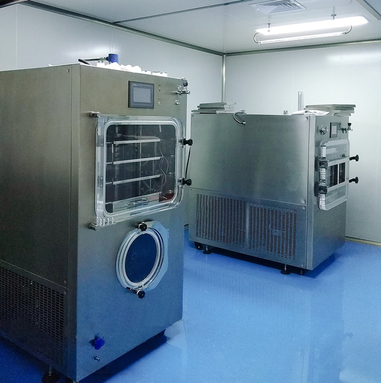 一平方化妆品冷冻干燥机 自动压盖中试冷冻干燥机 LGJ-100F冻干粉真空冻干机示例图3