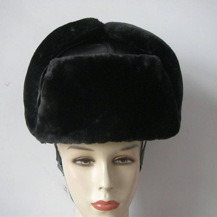 冬季防寒安全帽 工地施工加棉安全帽 AQM 智科皮U头盔