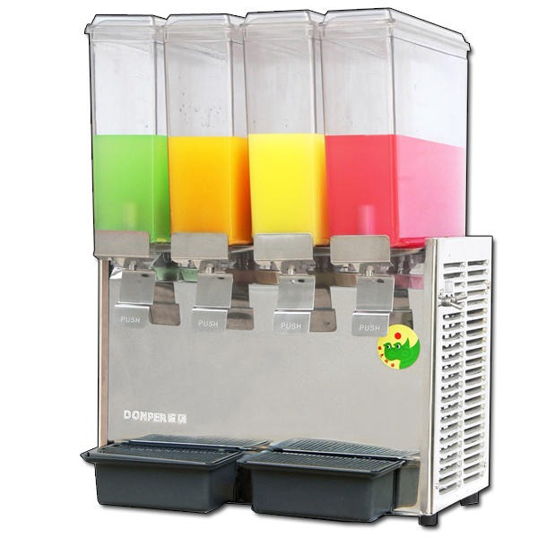 东贝四缸喷淋式冷热饮料机四缸现调果汁机商用冷热饮料机 LRP8X4型厂家批发销售