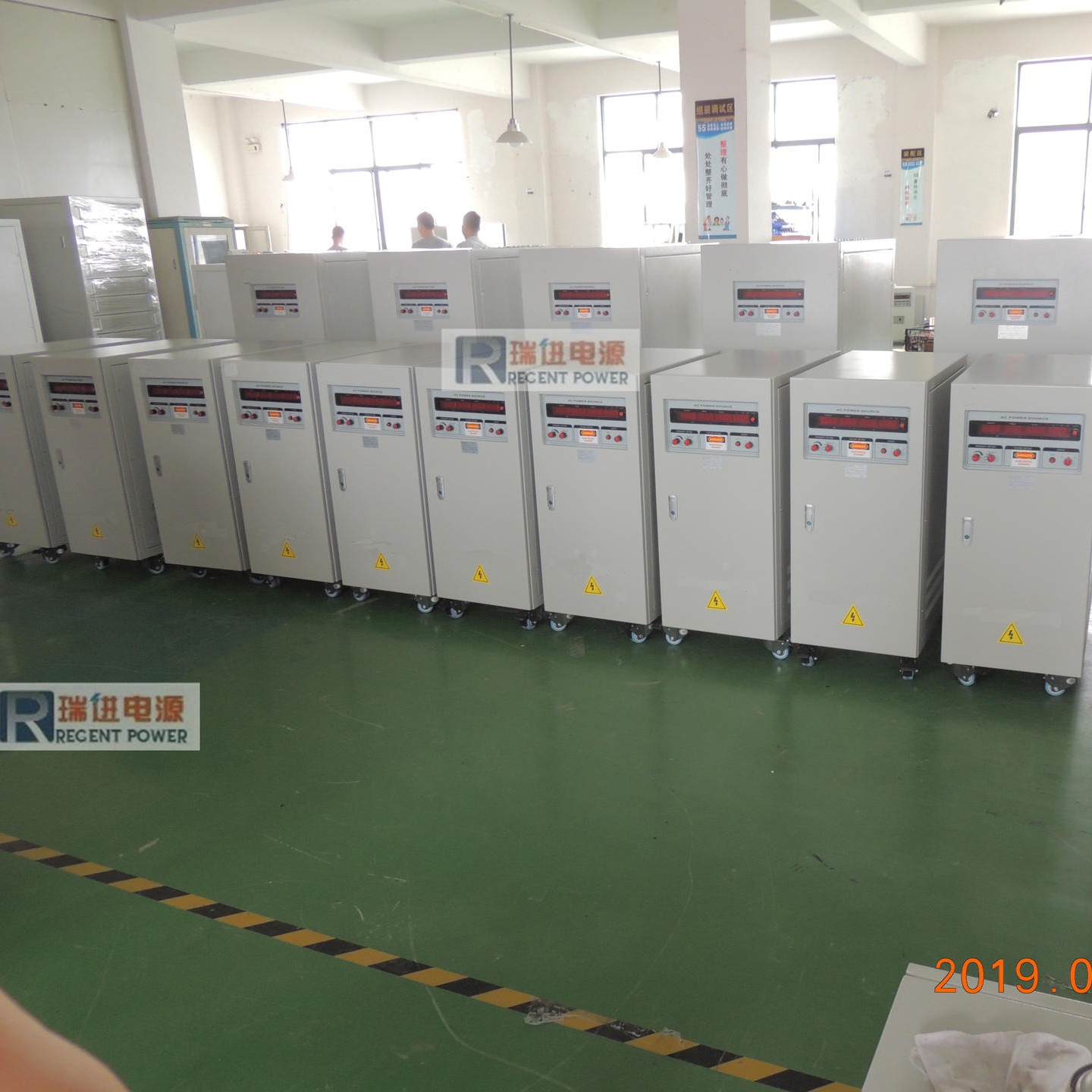 上海瑞进,三相变频电源,380V50HZ变480V60HZ转换器，交流可调6KVA电源厂家