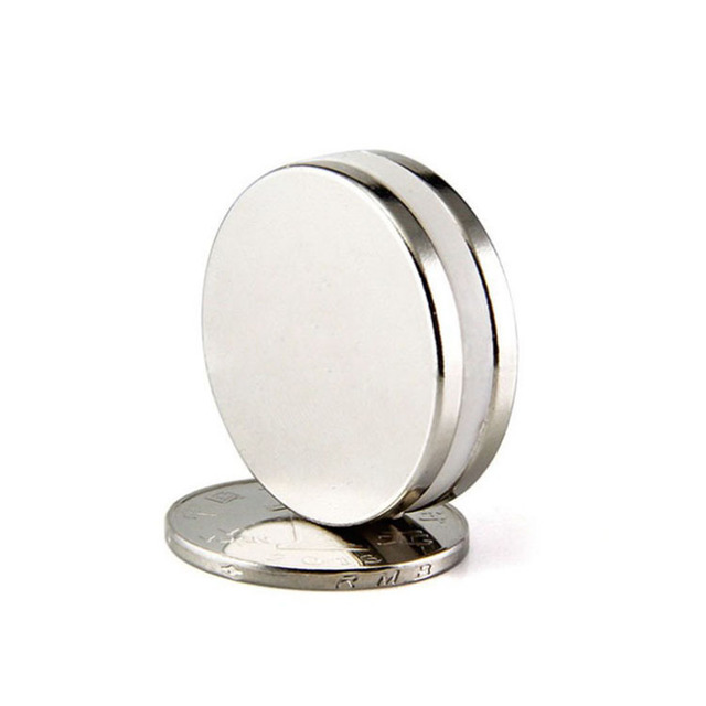 现货圆形磁铁 定制N38圆形强力吸铁石 钕铁硼D25X2mm圆形强力磁铁