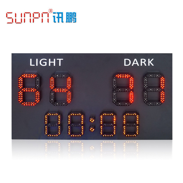 讯鹏/sunpn LED比分牌 户外电子记分牌  多功能计时器 比赛计分牌显示屏图片