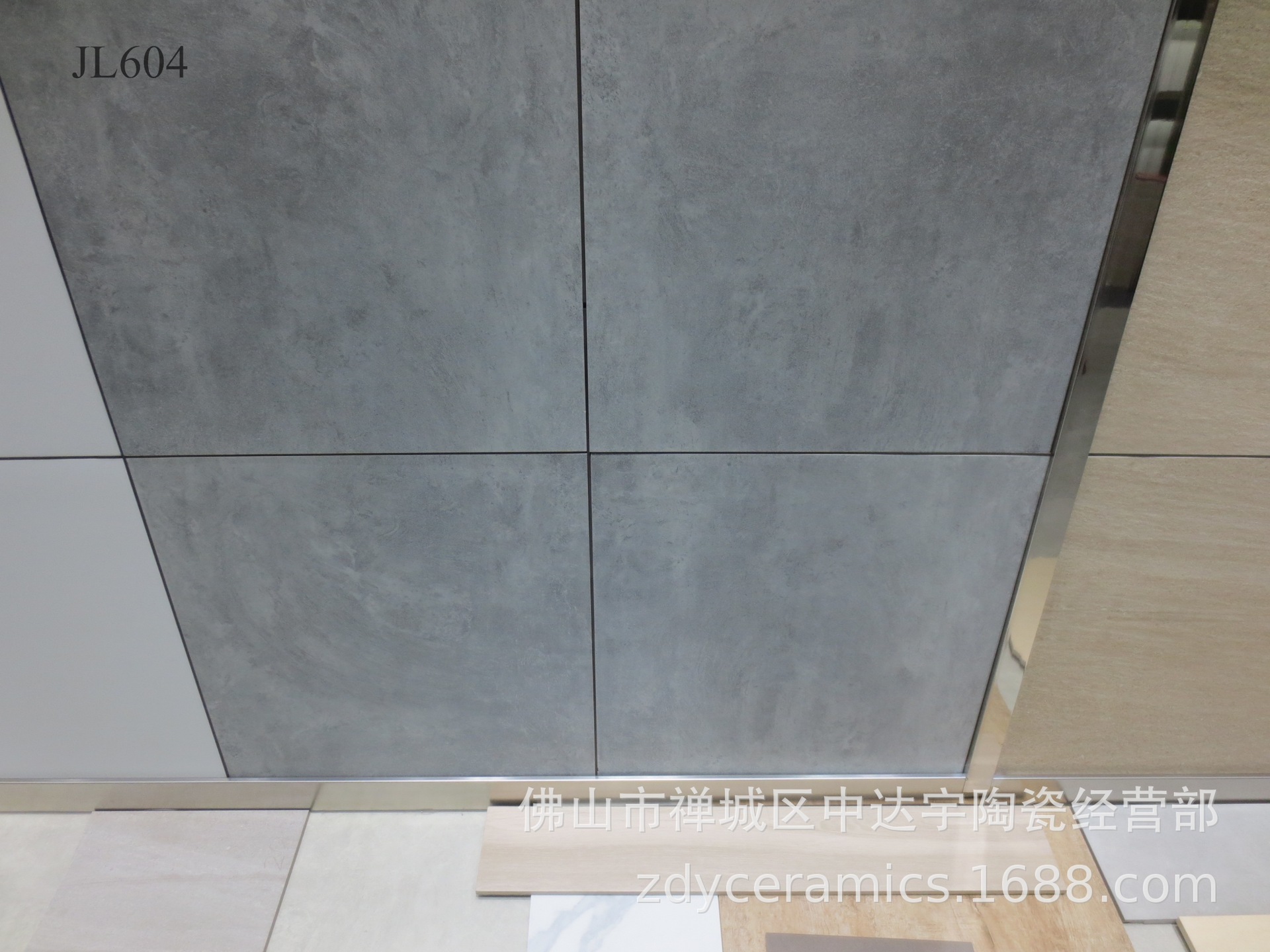 佛山JGM6001哑光面各种版面600X600仿古瓷砖防滑客厅厨房浴室地面JQH-YXUAN示例图3