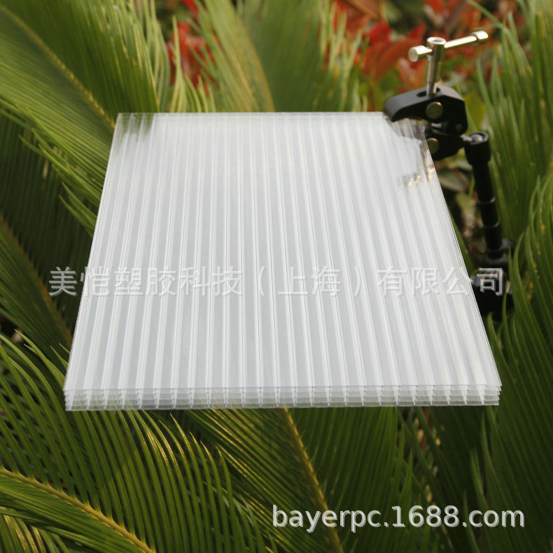 五层阳光板厂家 大量供应 乳白阳光板 10mm阳光板示例图8
