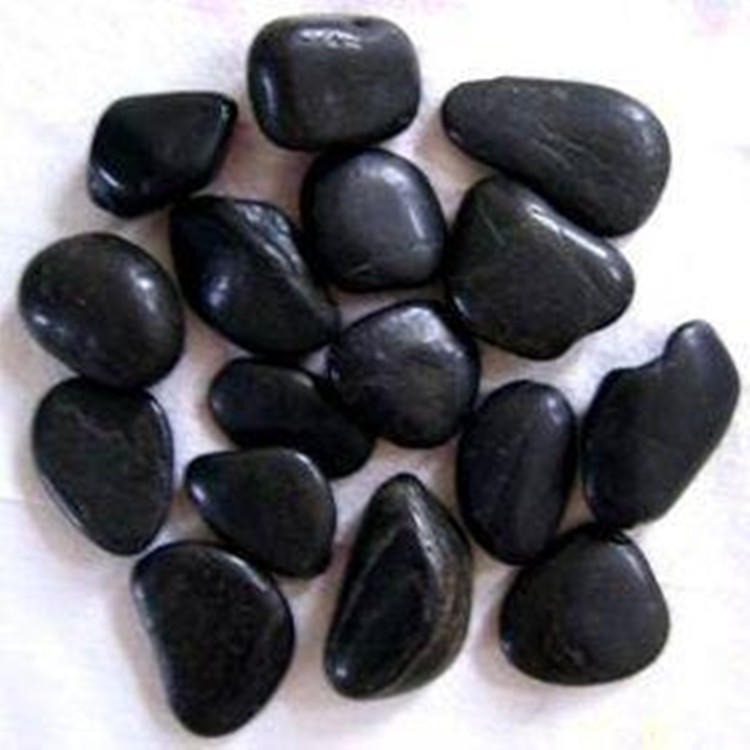黑色鹅卵石 鹅卵石生产基地  加装地暖用星源1-2mm豆石