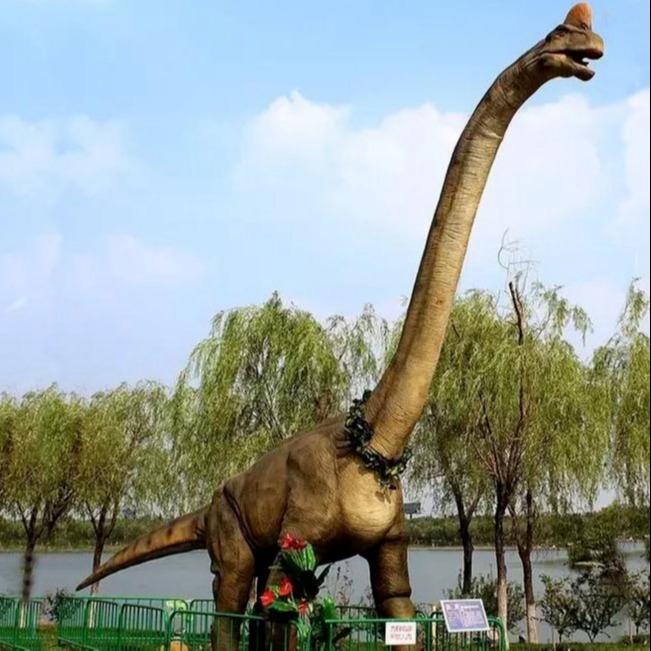 仿真腕龙模型 长颈恐龙 自贡恐龙制作厂家 食草机械腕龙