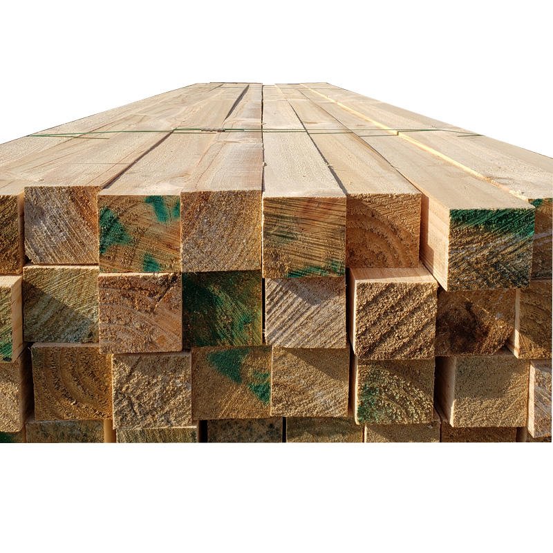 邦皓木材厂家定制加工新西兰松木9090实木方工程建筑木方货源充足大量批发