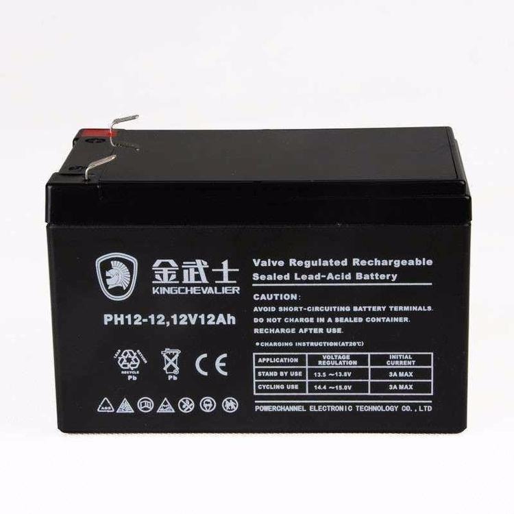 金武士蓄电池PH12-12 12V12AH密封阀控式铅酸蓄电池 UPS直流屏专用 现货供应