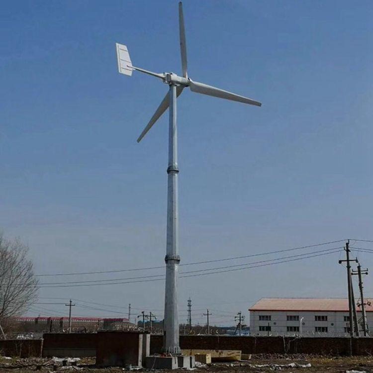 内蒙30kw水平轴风力发电机 绿色新能源 永磁直驱发电机