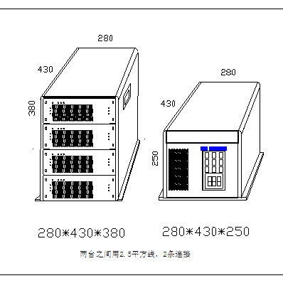 三相电机（伺服器）专用逆变器DC48V转380V16KW 广州邮通图片