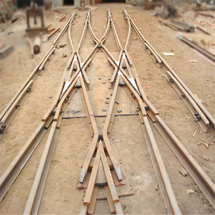 矿用窄轨铁路道岔系列 九天生产矿用窄轨铁路道岔系列 经久耐用