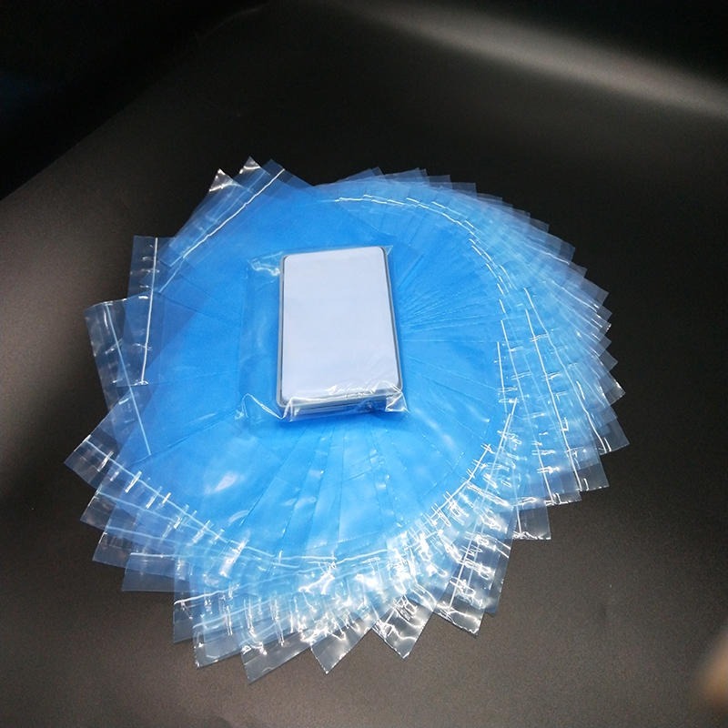 PE蓝色防静电平口袋 防尘半透明塑料袋包装胶袋 遥控器电子产品包装袋 五金汽配包装袋 亿领定制