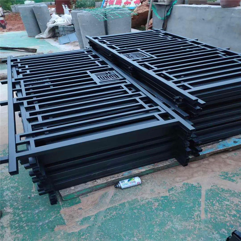 锌钢阳台护栏 锌钢空调防护栏厂家 喷涂代加工锌钢空调护栏峰尚安护栏