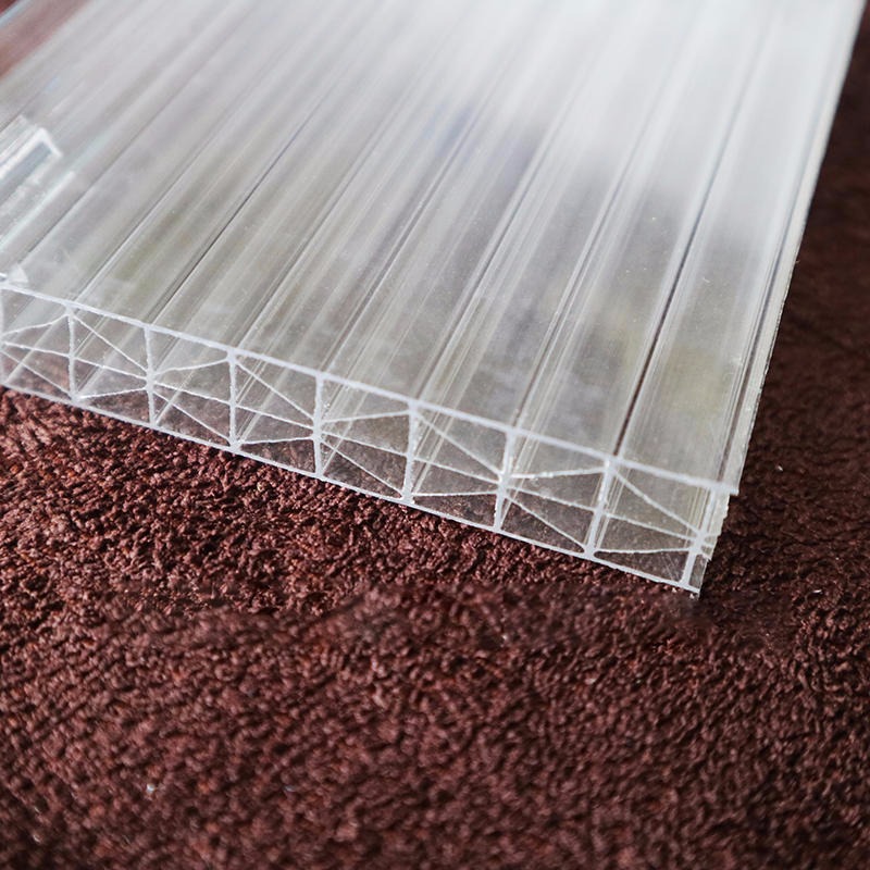 柯创 硬虎 16mm多层米字格PC阳光板  聚碳酸酯阳光板 透明全新原料  卡布隆板 支持定制米字格pc阳光板