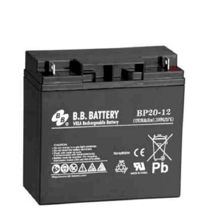 BB美美蓄电池BP20-12铅酸免维护12V20AH应急电源报价