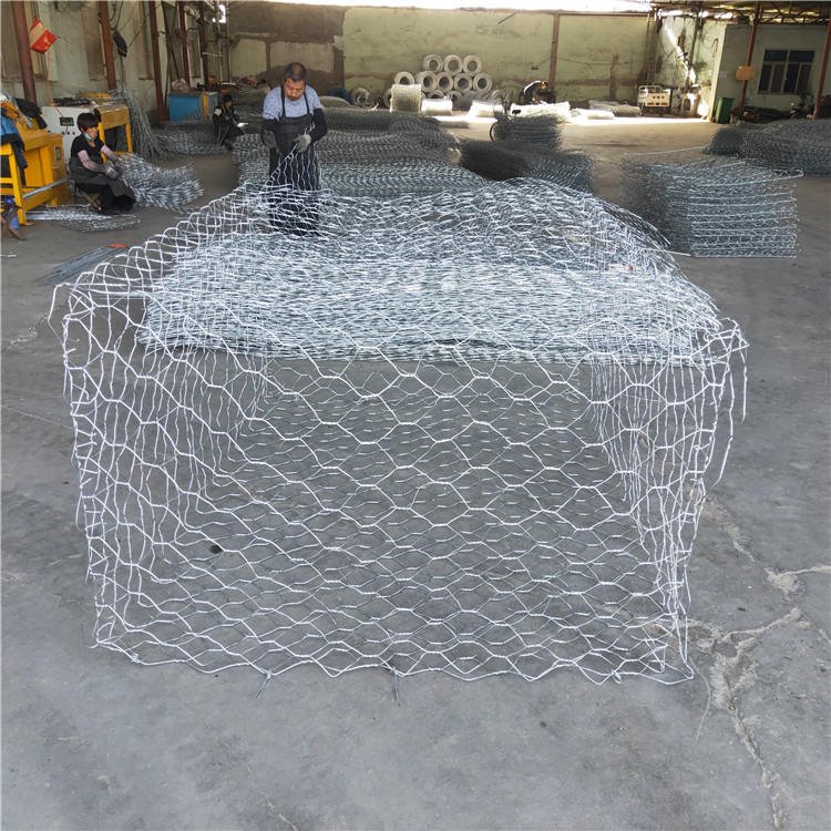 锌铝格宾网 PVC格宾网 镀锌格宾网，钢丝格宾网 泰同石笼网 专业生产销售图片