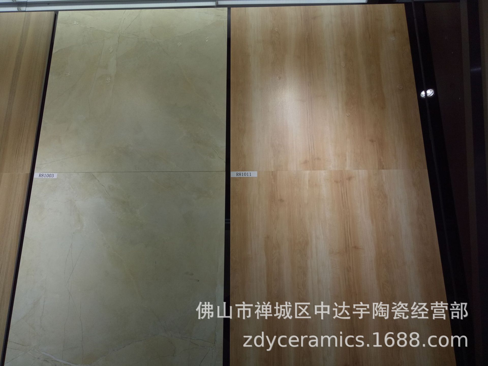 FSMJ800x800mm负离子木纹柔光仿古大理石酒店客厅卫生间地板瓷砖示例图11