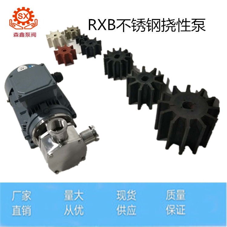 RXB-40防爆不锈钢挠性转子泵 齿轮泵加药 面糊挠性泵小体积大流量
