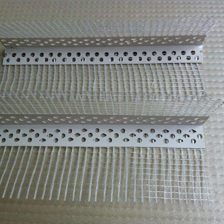 安朗公司专业生产PVC带网保温护角 PVC墙角保温线 带网滴水条图片
