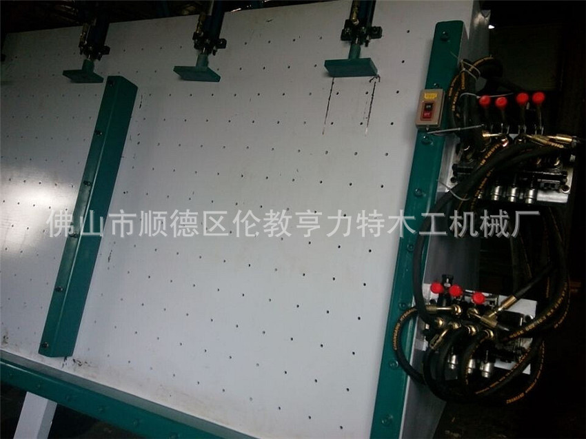 长期批发 优级MH48液压式双工位 可调尺寸大小门框组合机示例图10