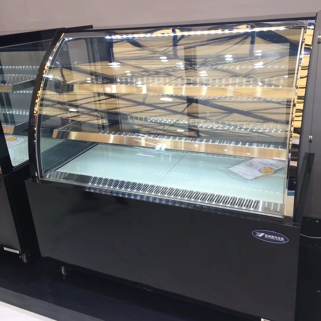 新款日式底座直角蛋糕柜 慕斯展示柜 水果冷藏柜    工厂直供 未来雪冷柜WLX-DGG-145