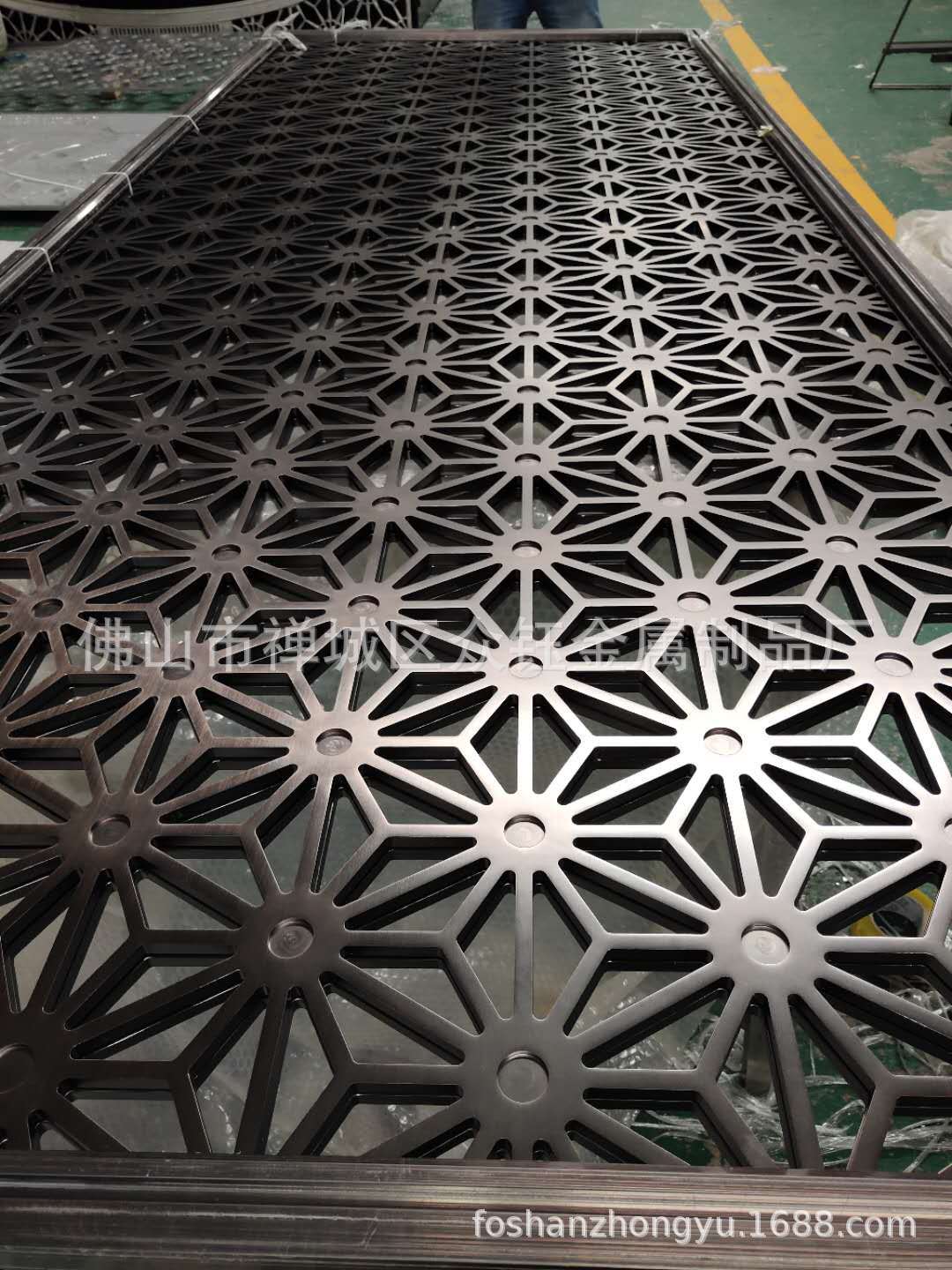 厂家直销 工装实心铝板雕刻屏风专业雕刻厂家示例图8