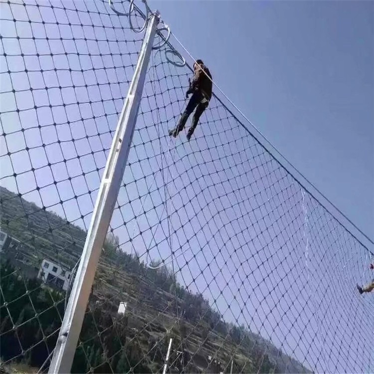 三门峡边坡防护网 边坡支护防护网 生产安装 边坡防护钢丝绳网