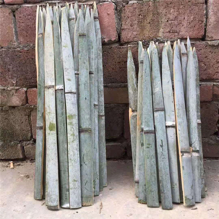 竹批 竹条片 竹片桩测量 工地放样测量竹片桩