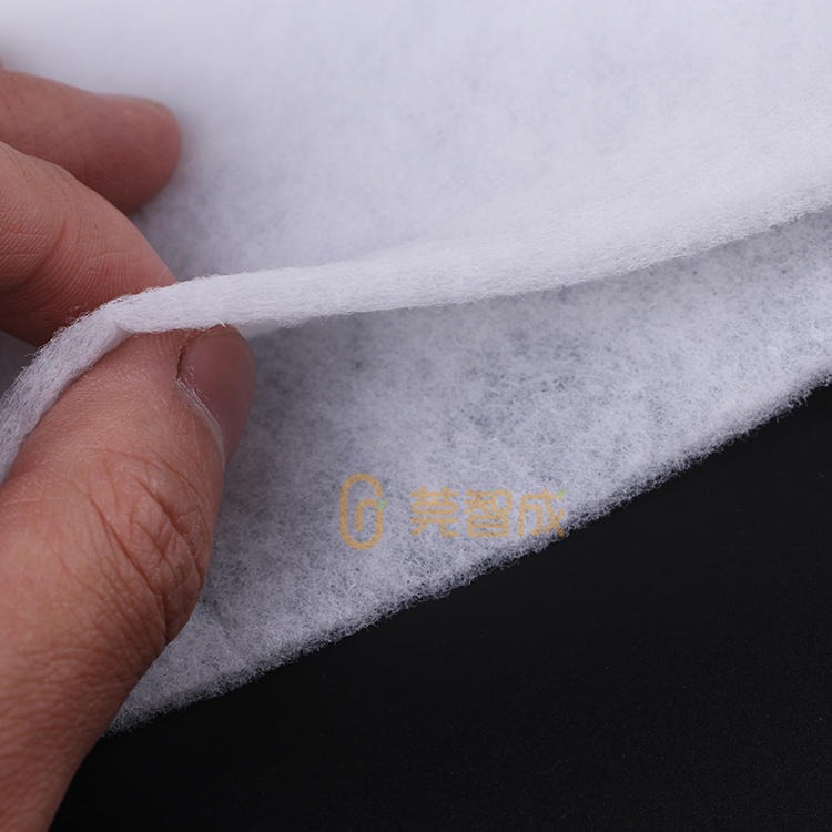 热风棉生产厂家 智成纤维定做50ges纤维棉 Kn95口罩填充无纺布