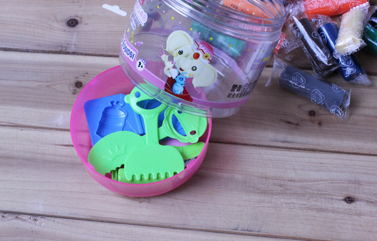 24色彩泥模具套装儿童益智DIY玩具环保无毒橡皮泥小朋友礼品示例图5