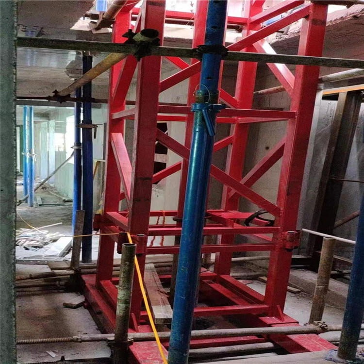 20米手动电梯井布料机 预留孔内爬式布料机 手动内爬式布料机