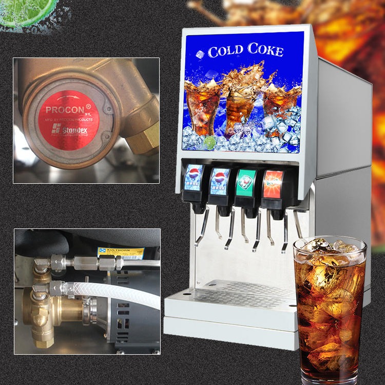 英迪尔可口可乐机 全自动可乐机 餐厅商用可乐机图片
