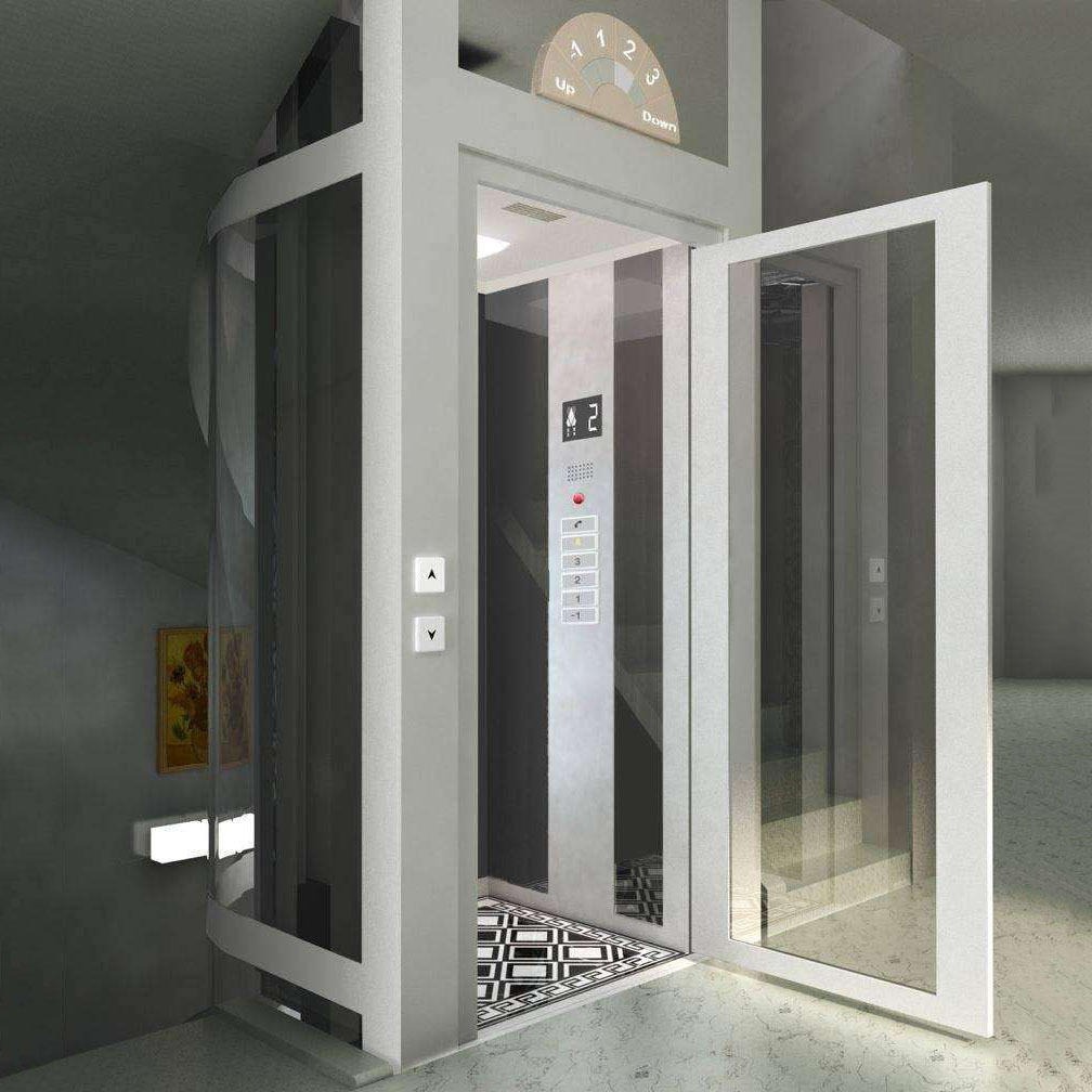 家用电梯小型电梯别墅电梯家用二层三层家用室内室外四层别墅电梯图片