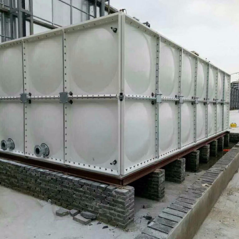 隐藏水箱 霈凯玻璃钢储能水箱 装配式钢板水箱专业生产