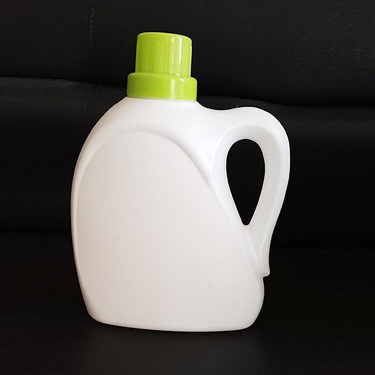 乳白色洗衣液瓶 彩色塑料方形瓶子 塑料洗衣液桶 博傲塑料