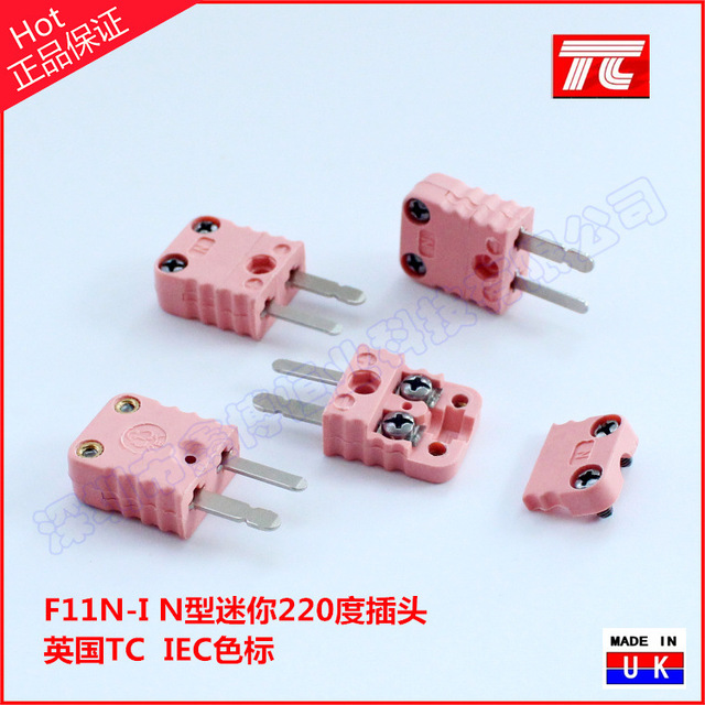 英国TC F11N-I IEC标准迷你N型热电偶插头 热电偶连接器 小公插头