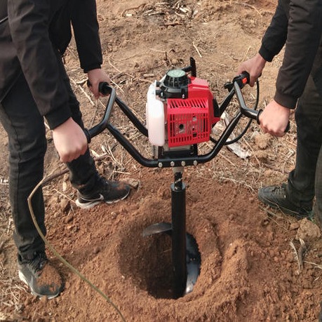 捷亚栽苗木钻洞机   便携式挖树坑机   栽树打洞机结实耐用