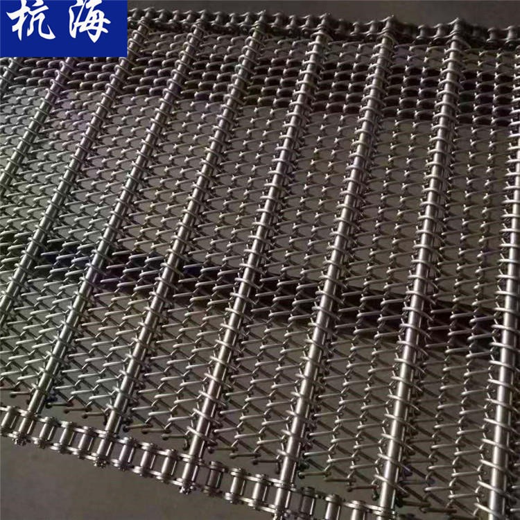 不锈钢网带厂家直销304 杭海机械 不锈钢网带 链条金属网带 可定制图片
