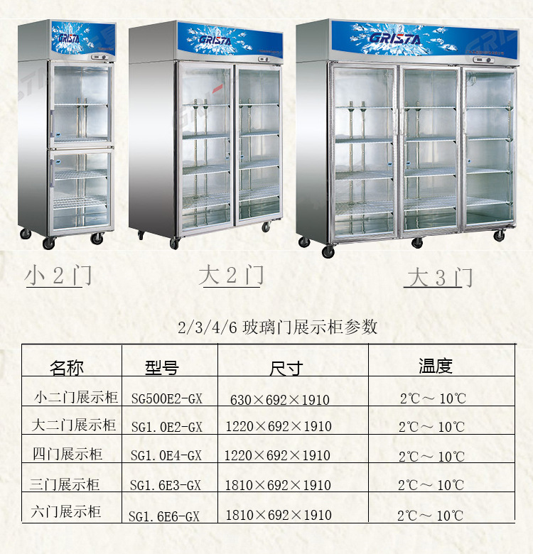 广东星星六门冰柜冰箱商用冷柜厨房四门冰箱商用厨房Q1.6E6-GX示例图5