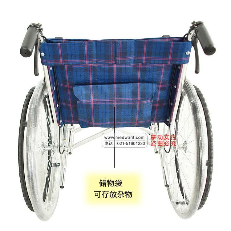 批发MiKi三贵轮椅MPT-47L 轻便折叠 免充气老人残疾人代步车示例图14
