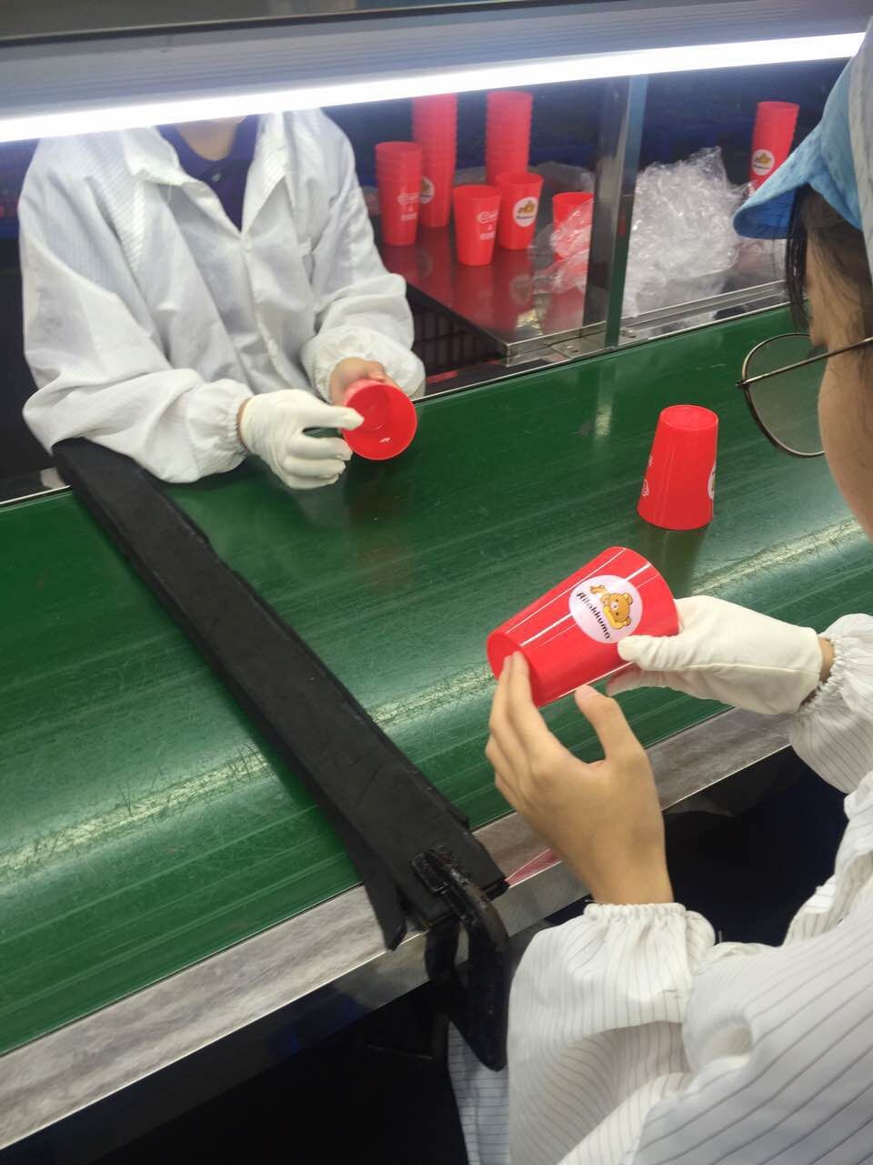 出口日本食品级彩色PP塑料杯红色塑料饮料杯厂家直销广告杯礼品杯示例图11