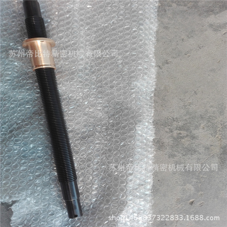 TR50*8梯形丝杆配锡青铜螺母表面高频硬度40HCR以上防锈发黑处理示例图5