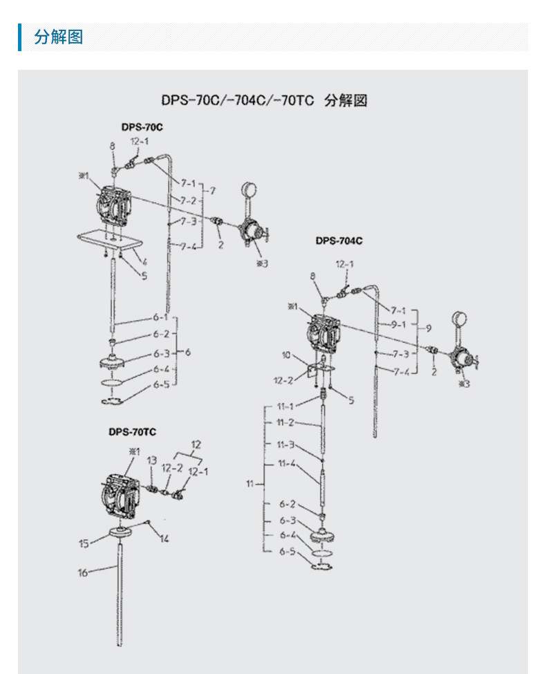 日本岩田双隔膜泵 DPS-70C喷漆输送泵 铝合金气动双隔膜泵 气泵示例图6