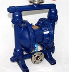 正奥厂家直销QBY-25P不锈钢气动隔膜泵 正品法兰连接隔膜泵