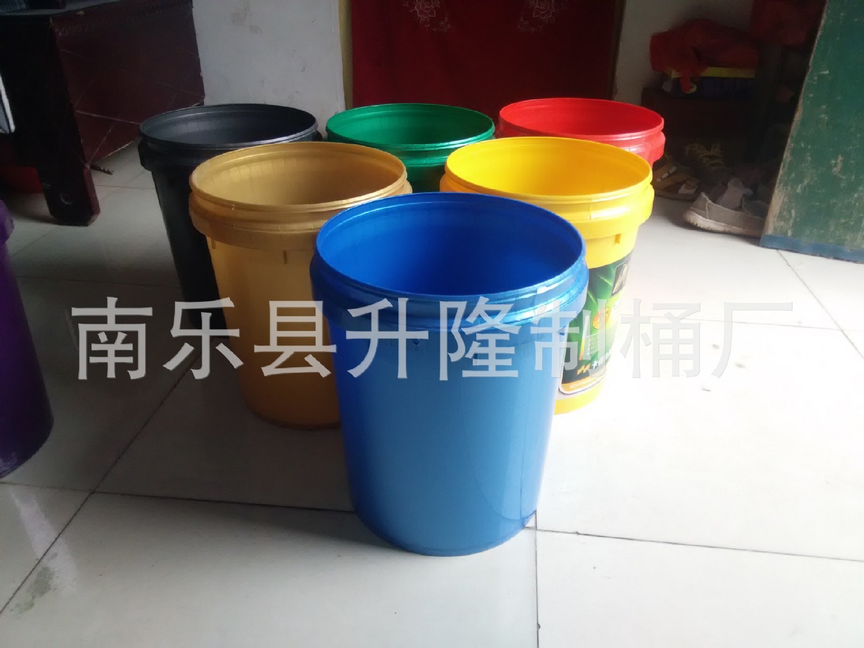 20升塑料桶 机油桶 涂料桶防水桶 真石漆桶包装桶 厂家定制示例图3