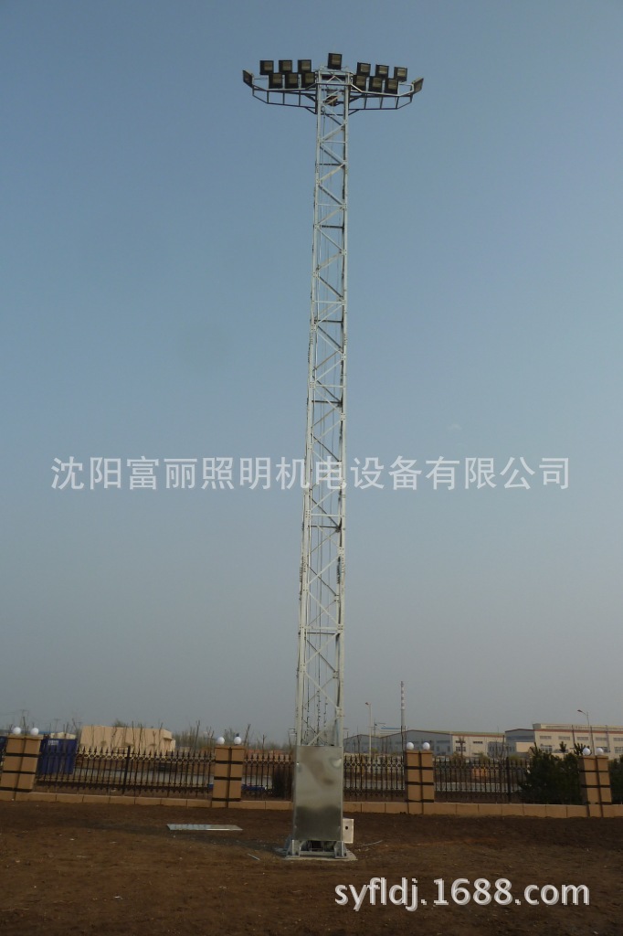 绿节铁路升降式投光灯塔 LED升降灯塔 高杆灯塔 一字型灯塔FLDT-21.5M 高杆灯具