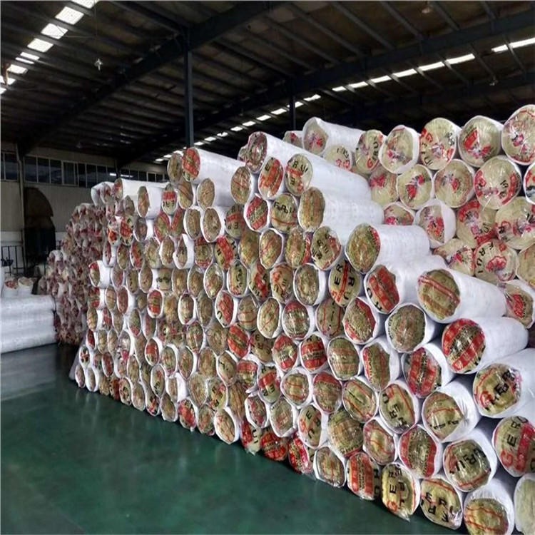 贴锡箔纸玻璃棉保温板 5公分玻璃丝棉  密度30kg玻璃棉板生产厂家图片