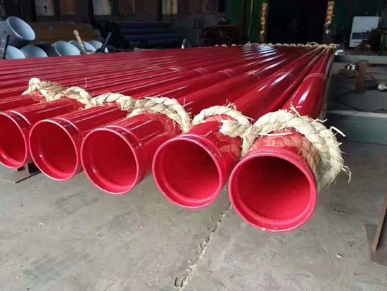 大口径涂塑钢管 消防给水用涂塑钢管 消防双面涂塑钢管 涂塑电力钢管