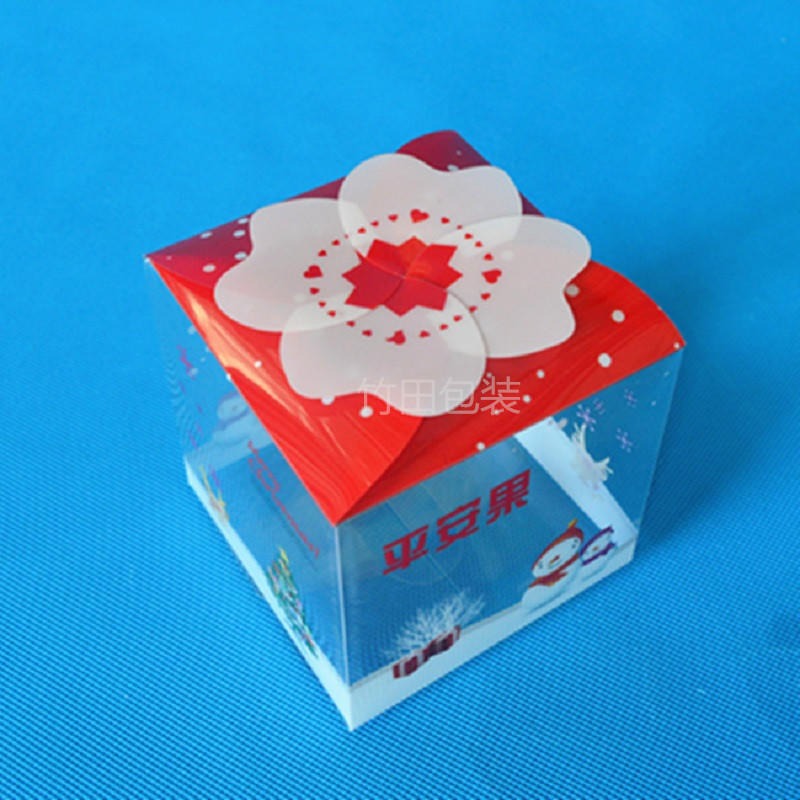 淄博供应 可折叠创意pet透明包装盒 彩印PVC包装盒 来样定制